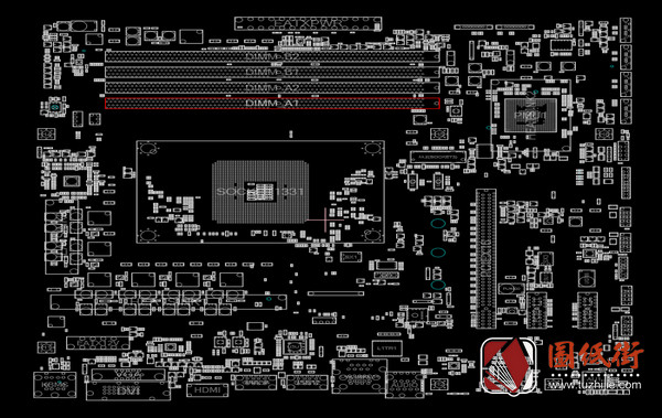 ASUS A320M-A主板点位图