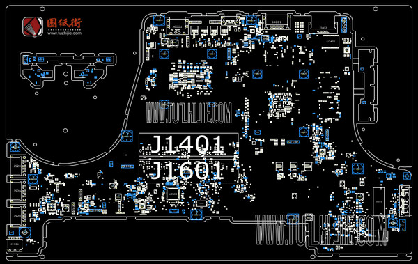 Asus G15 G512LI 1.0主板点位图