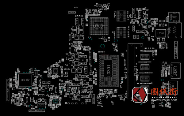 X442UF X442UA X442UQ X442UR GA038T主板点位图