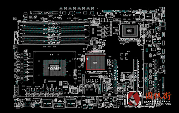 RAMPAGE II EXTREME主板点位图