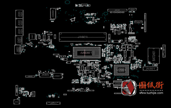 ASUSPRO P2540UV主板点位图