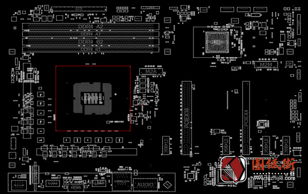 Gigabyte Z390 GAMING X主板维修点位图