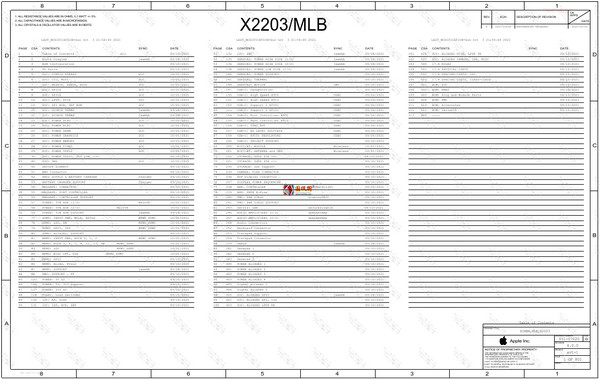 A2681 820-02536 M2苹果电脑主板电路原理图