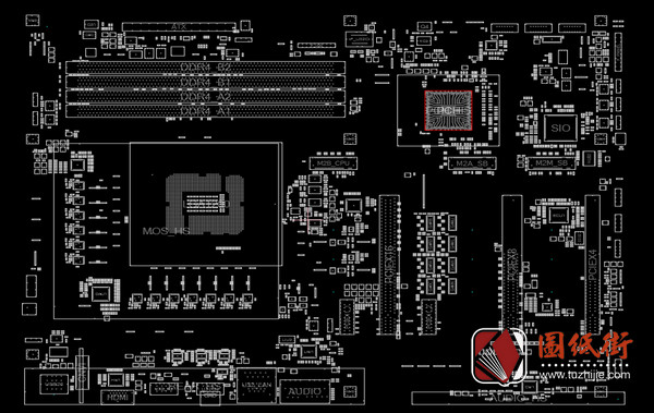 GIGABYTE Z490 AORUS PRO AX 小雕主板点位图合集