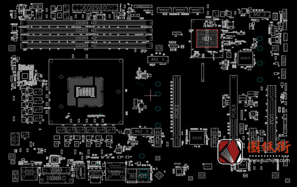 华擎ASRock B250 PRO4主板维修点位图