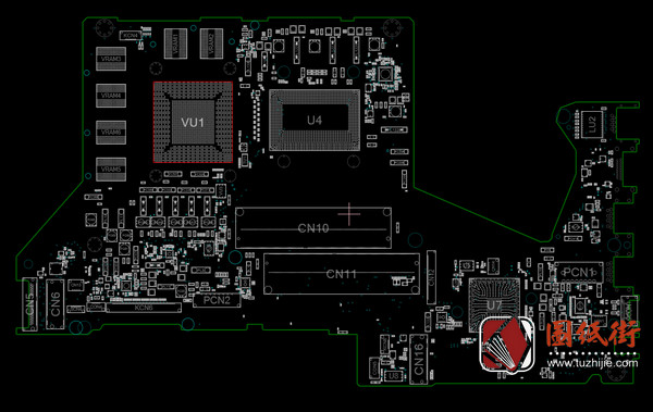 FX506LU DABKXFMBAC0 Quanta BKXF主板点位图CAD