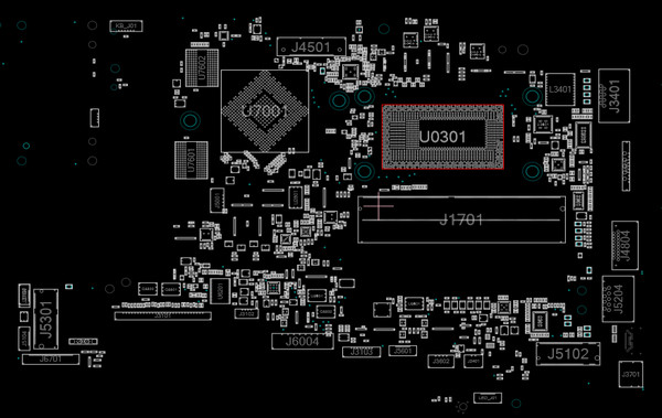 P2510 TX520 Pareb MB 8L AQ5EB主板+小板点位图CAD