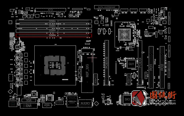 GA-B150-HD3技嘉主板点位图TVW