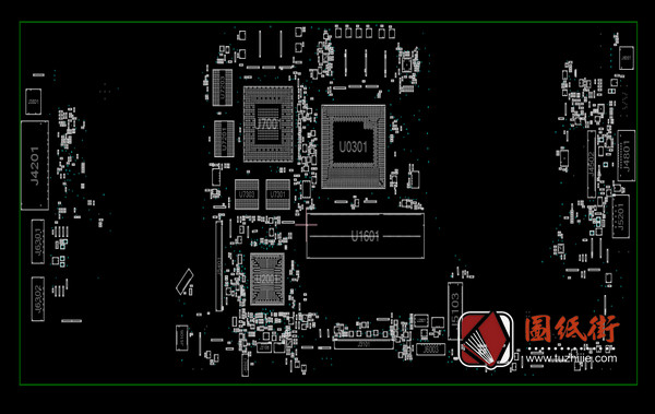 Asus UX501JW DA0BK5MBAD0主板维修点位图