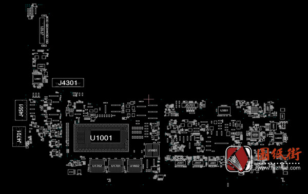 Surface Pro 4 X911788-009 主板点位图