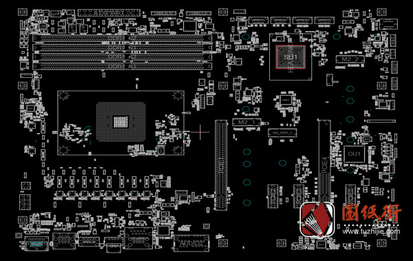 ASRock X570 EXTREME4主板点位图