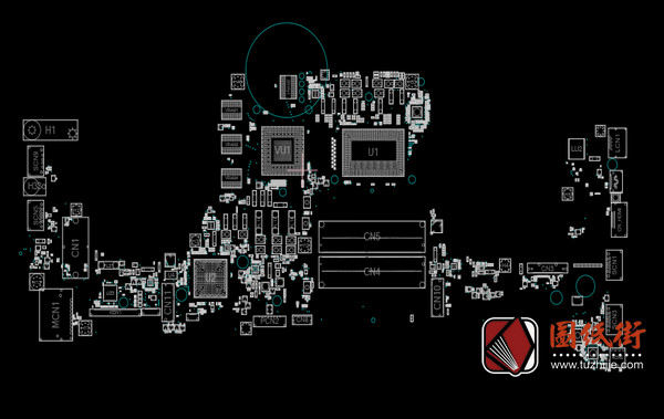 ROG STRIX GL703VD主板点位图