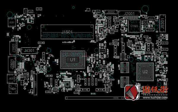 ASUS X412DA X412DP X412DK点位图CAD