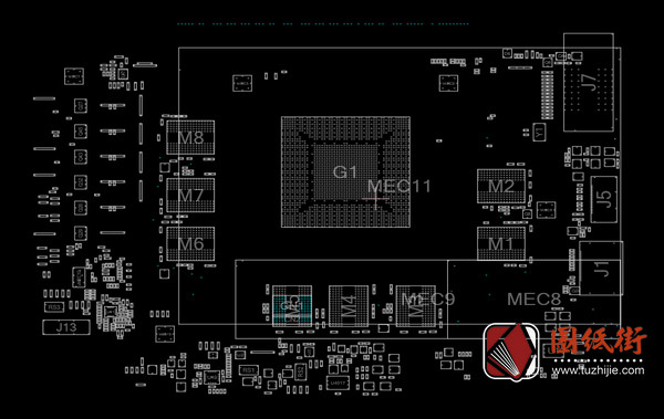 GTX1070 GV-N1070IXOC-8GD-0.2显卡点位图