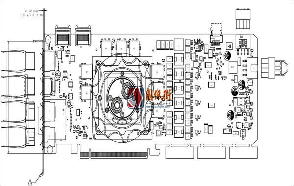 GTX 1070Ti PG411显卡位置位号图PDF