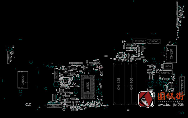 HP 820 G3 6050A2725001-MB-A01惠普笔记本点位图CAD