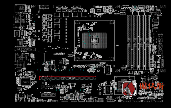 ASUS B550M-K主板点位图