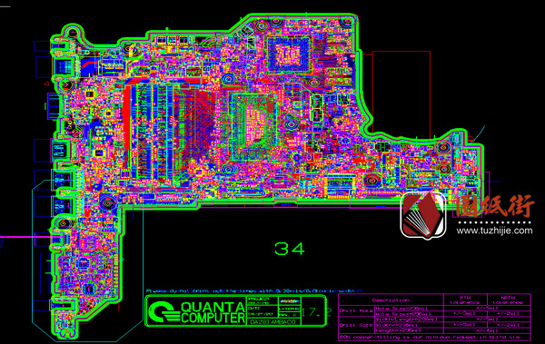 Acer TMP214-41 Quanta Z8IA DAZ8IAMBAC0 主板+小板点位图BRD