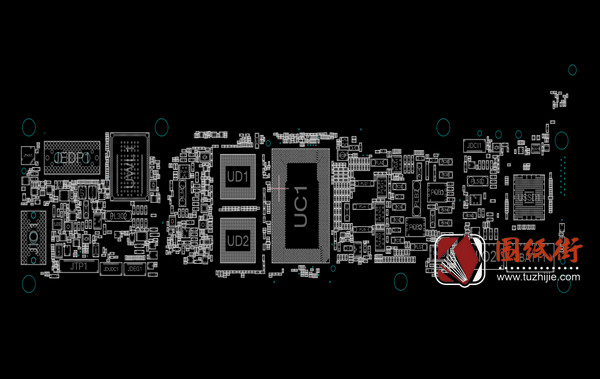 Dell 9315 LA-L231P 主板点位图