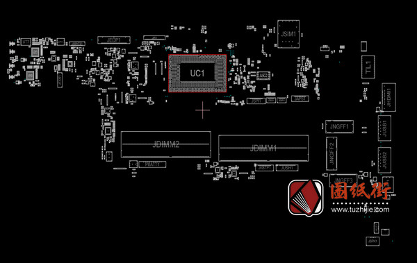 Dell 5420 LA-K491P点位图