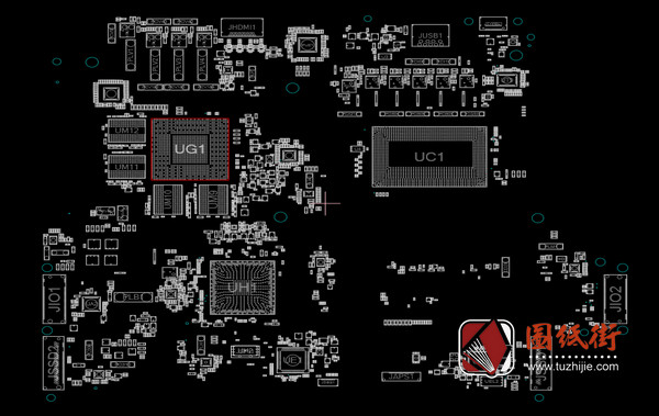 Dell G15 5510 LA-K662P游匣点位图