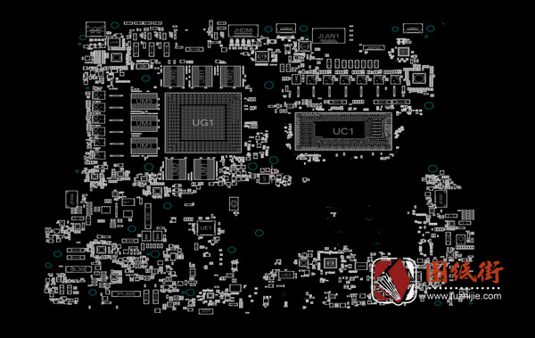 Dell X15 X17 R2 LA-L613P外星人点位图