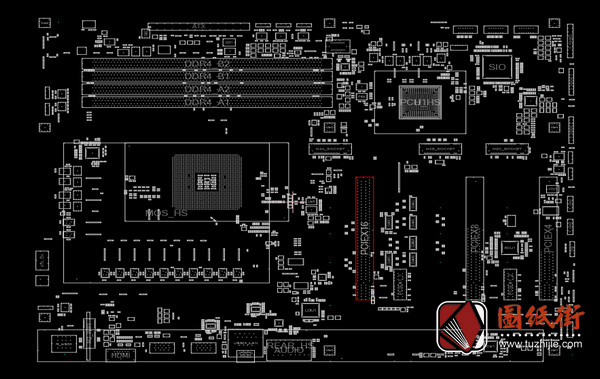 X570 AORUS ULTRA点位图合集