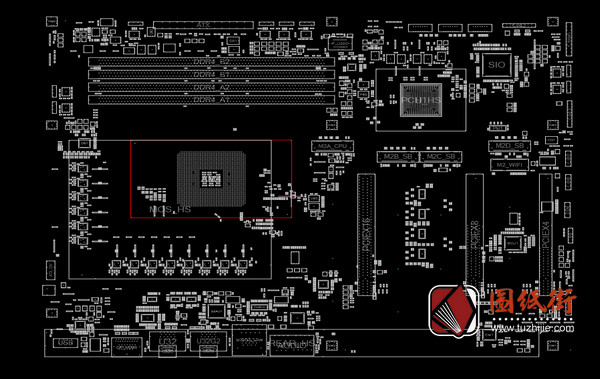 Gigabyte X570S AERO G点位图