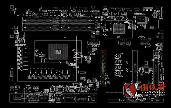 X570S AORUS PRO AX点位图