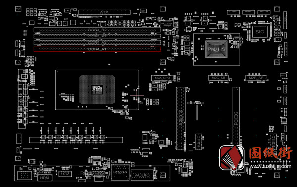 X570S GAMING X 维修点位图