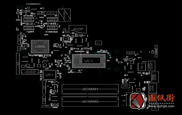 HP 250 G6 LA-E791P LA-E801P点位图