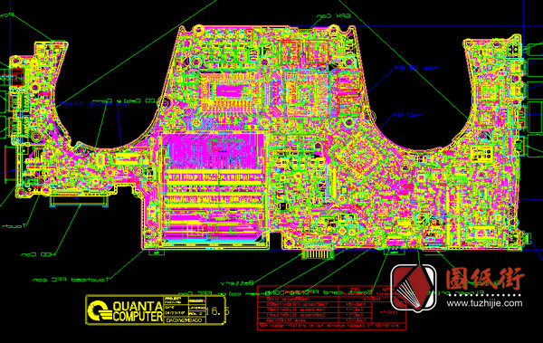 HP 15 G5 DA0XW2MBAG0 Quanta XW2点位图BRD