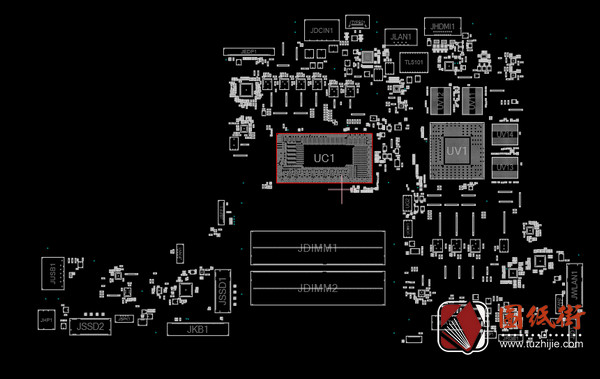 Lenovo Gaming 3-16IAH7 LA-L911P点位图CAD