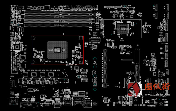 ASUS B450-PLUS点位图