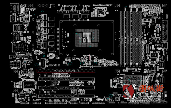 ASUS B760M-A D4点位图