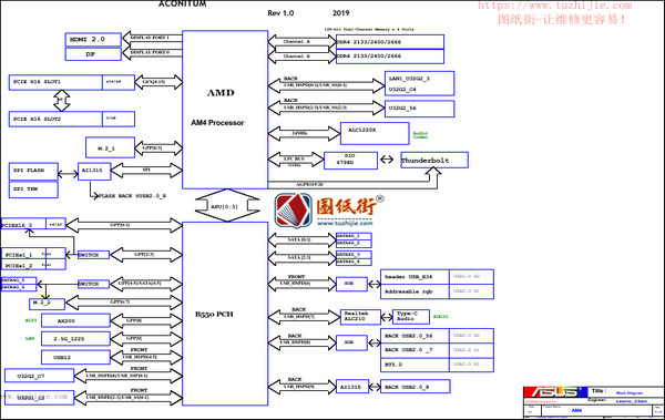 Asus B550-PLUS电路图纸