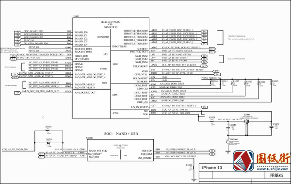 iPhone 13电路原理图纸