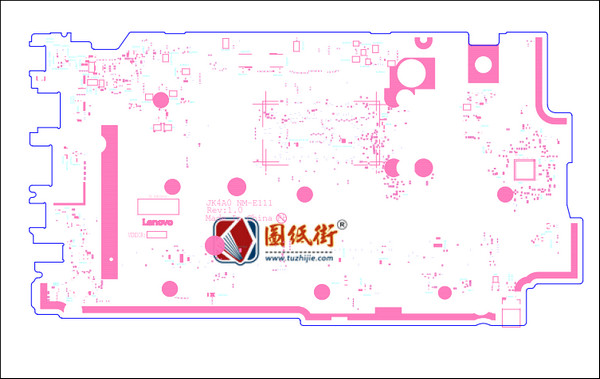 Lenovo K14 Gen 1 NM-E111 位置位号图