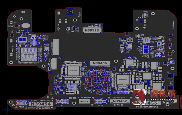 Redmagic 7SPro-NX709S_V1AMB_A努比亚红魔手机主板点位图BVR