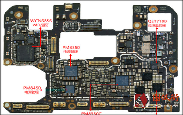 Redmagic 7SPro-NX709S_V1AMB_A努比亚红魔手机主板注释图
