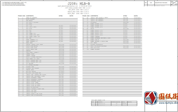 iPad Pro 10.5-1th A1709 A1852 820-00433 J208 4G苹果平板电脑主板电路图