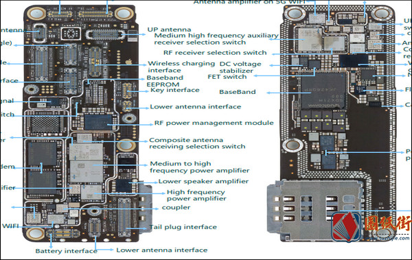 iPhone16Pro_ProMax 820-03424-14苹果手机主板元件注释图